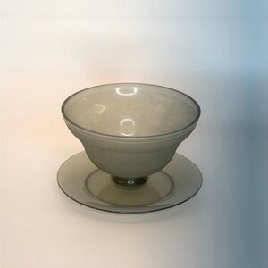 MCM Smoky Gray Tupperware Dessert Cups/ Parfait Bowls 754